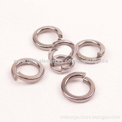 DIN127 Spring Washers, Bright, Black, Yellow Zinc SurfaceNew